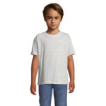 REGENT T-Shirt Kinder 150 g/m² Grau – Vorderansicht
