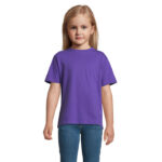 REGENT T-Shirt Kinder 150 g/m² Purple – Vorderansicht