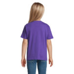 REGENT T-Shirt Kinder 150 g/m² Purple – Rückansicht