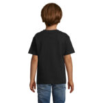 REGENT T-Shirt Kinder 150 g/m² Schwarz – Rückansicht