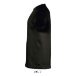 REGENT T-Shirt Kinder 150 g/m² Schwarz – Seitenansicht