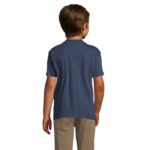 REGENT T-Shirt Kinder 150 g/m² Blau – Rückansicht