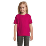 REGENT T-Shirt Kinder 150 g/m² Rosa – Vorderansicht