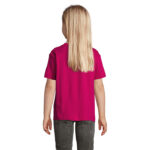 REGENT T-Shirt Kinder 150 g/m² Rosa – Rückansicht