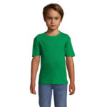 REGENT T-Shirt Kinder 150 g/m² Grün – Vorderansicht