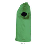 REGENT T-Shirt Kinder 150 g/m² Grün – Seitenansicht