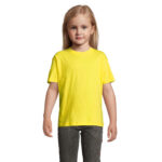 REGENT T-Shirt Kinder 150 g/m² Gelb – Vorderansicht