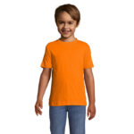 REGENT T-Shirt Kinder 150 g/m² Orange – Vorderansicht