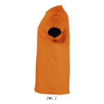 REGENT T-Shirt Kinder 150 g/m² Orange – Seitenansicht
