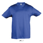 REGENT T-Shirt Kinder 150 g/m² Blau – Vorderansicht