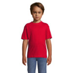 REGENT T-Shirt Kinder 150 g/m² Rot – Vorderansicht