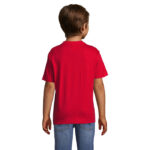 REGENT T-Shirt Kinder 150 g/m² Rot – Rückansicht