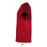 REGENT T-Shirt Kinder 150 g/m² Rot – Seitenansicht