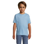 REGENT T-Shirt Kinder 150 g/m² Blau – Vorderansicht
