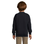 NEW SUPREME Sweatshirt Kinder 280 g/m² Blau – Rückansicht