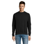 NEW SUPREME Sweatshirt 280 g/m² Schwarz – Vorderansicht