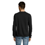 NEW SUPREME Sweatshirt 280 g/m² Schwarz – Rückansicht