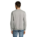 NEW SUPREME Sweatshirt 280 g/m² Grau – Rückansicht
