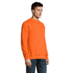 NEW SUPREME Sweatshirt 280 g/m² Orange – Seitenansicht