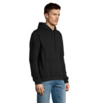 SLAM Hoodie Unisex Schwarz – Seitenansicht