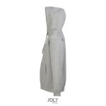 SLAM Hoodie Unisex Grau – Seitenansicht