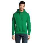 SLAM Hoodie Unisex Grün – Vorderansicht