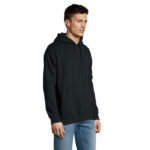 SLAM Hoodie Unisex Blau – Seitenansicht