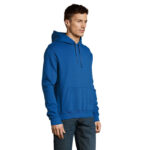 SLAM Hoodie Unisex Blau – Seitenansicht