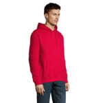 SLAM Hoodie Unisex Rot – Seitenansicht