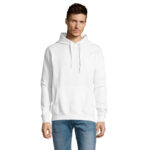 SLAM Hoodie Unisex White – Vorderansicht