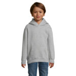 SLAM Hoodie Kinder Grau – Vorderansicht