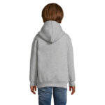 SLAM Hoodie Kinder Grau – Rückansicht