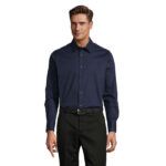 BRIGHTON Hemd Herren 140 g/m² Blau – Vorderansicht