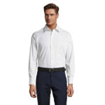 BRIGHTON Hemd Herren 140 g/m² White – Vorderansicht
