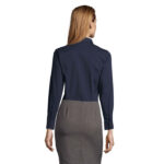 EDEN Hemd Damen 140 g/m² Blau – Rückansicht