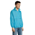 SURF Windbreaker Unisex Blau – Seitenansicht