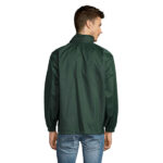 SURF Windbreaker Unisex Grün – Rückansicht