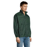 SURF Windbreaker Unisex Grün – Seitenansicht
