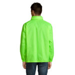 SURF Windbreaker Unisex Grün – Rückansicht