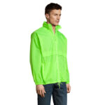 SURF Windbreaker Unisex Grün – Seitenansicht