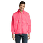 SURF Windbreaker Unisex Rosa – Vorderansicht