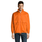 SURF Windbreaker Unisex Orange – Vorderansicht