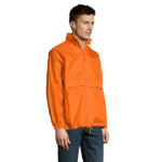 SURF Windbreaker Unisex Orange – Seitenansicht