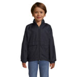 SURF Windbreaker Kinder 210 g/m² Blau – Vorderansicht