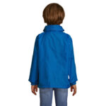 SURF Windbreaker Kinder 210 g/m² Blau – Rückansicht