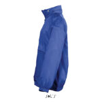 SURF Windbreaker Kinder 210 g/m² Blau – Seitenansicht