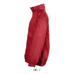 SURF Windbreaker Kinder 210 g/m² Rot – Seitenansicht