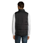 WARM Bodywarmer Herren Schwarz – Rückansicht