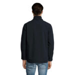 RELAX Softshelljacke Herren 340 g/m² Blau – Rückansicht