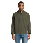 RELAX Softshelljacke Herren 340 g/m² Grün – Vorderansicht